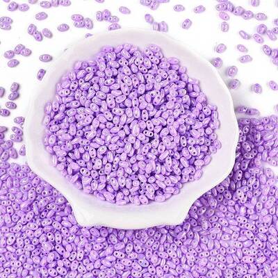 Opaque Colours Luster Glass Seed Beads