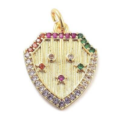Rack Plating Brass Micro Pave Cubic Zirconia Pendants