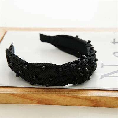 Mesh Beaded Cloth Hair Bands