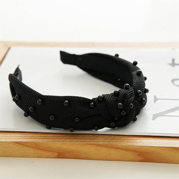 Mesh Beaded Cloth Hair Bands