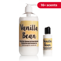 COMBO PACK: Body Lotion Full Body Moisturizer by The Lotion Company 16 oz pump bottle + 2 oz travel size bottle Body Care Par...