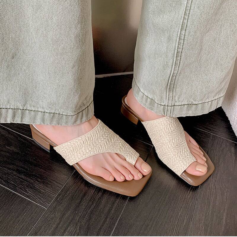 CHIKO Marie Maud Open Toe Block Heels Slides Sandals