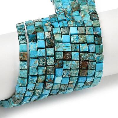 Dyed Natural Imperial Jasper Beads Strands