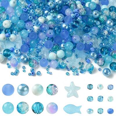 Mixed Styles Glass Beads