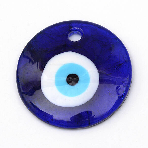 Handmade Evil Eye Lampwork Big Pendants