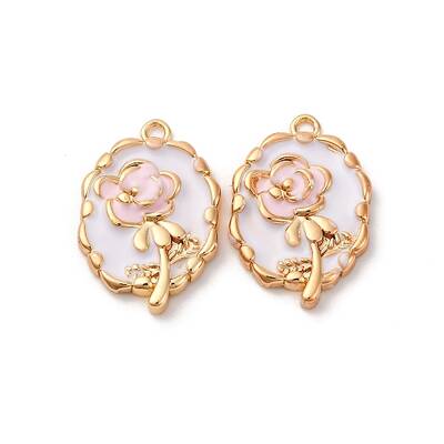 Brass Enamel Pendants