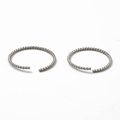 Non-Tarnish 304 Stainless Steel Open Jump Rings