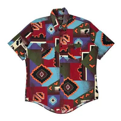 Outlaw Graphic Short Sleeve Shirt - 2XL Multicoloured Cotton