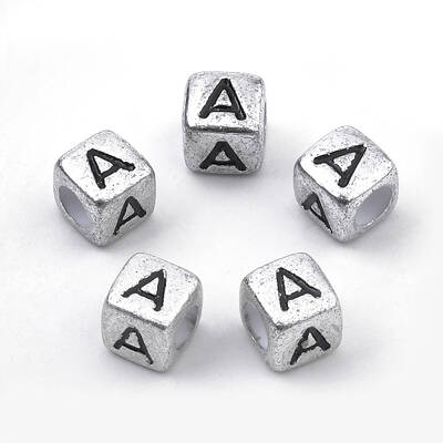 Plated Acrylic Beads