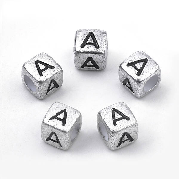 Plated Acrylic Beads