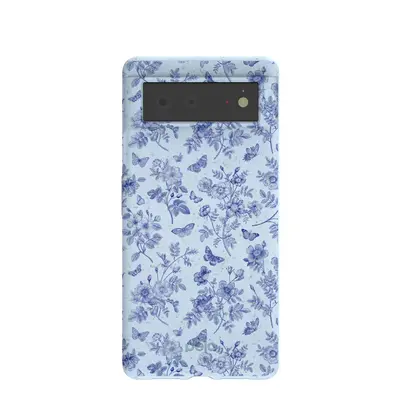 Powder Blue Porcelain Google Pixel 6 Case
