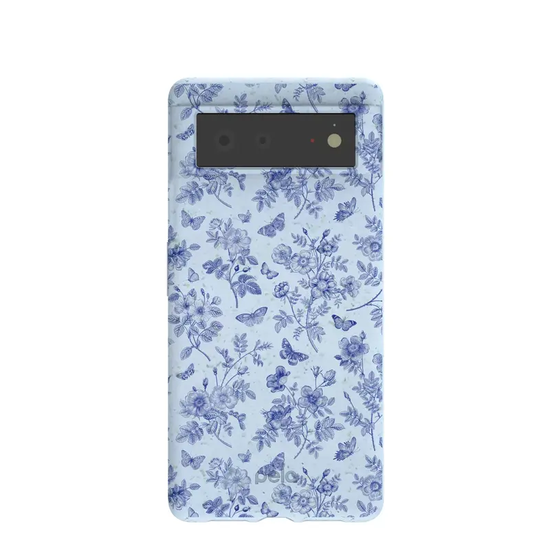 Powder Blue Porcelain Google Pixel 6 Case