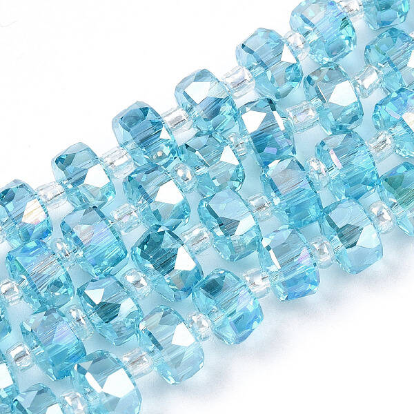 Transparent Glass Beads Strands
