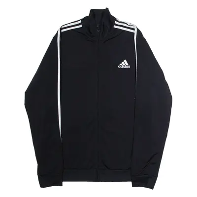 ADIDAS Mens Track Jacket Black L
