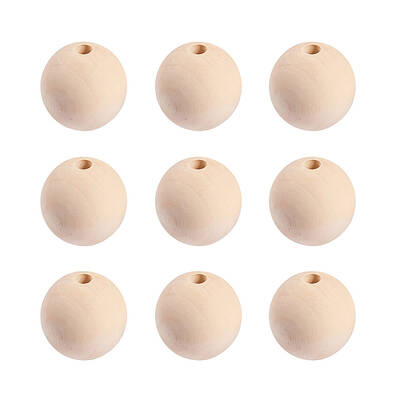 Unfinished Wood Beads