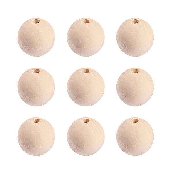 Unfinished Wood Beads