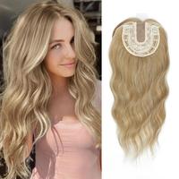 Hair Toppers for Women 20inch Wavy Hair Toppers for Women Toppers Hair Pieces for Women with Thinning Hair Synthetic Wig Clip...