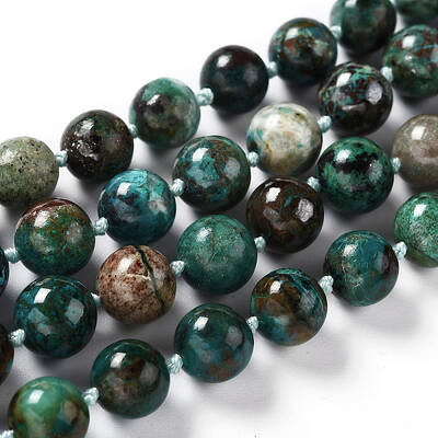 Natural Chrysocolla Beads Strands