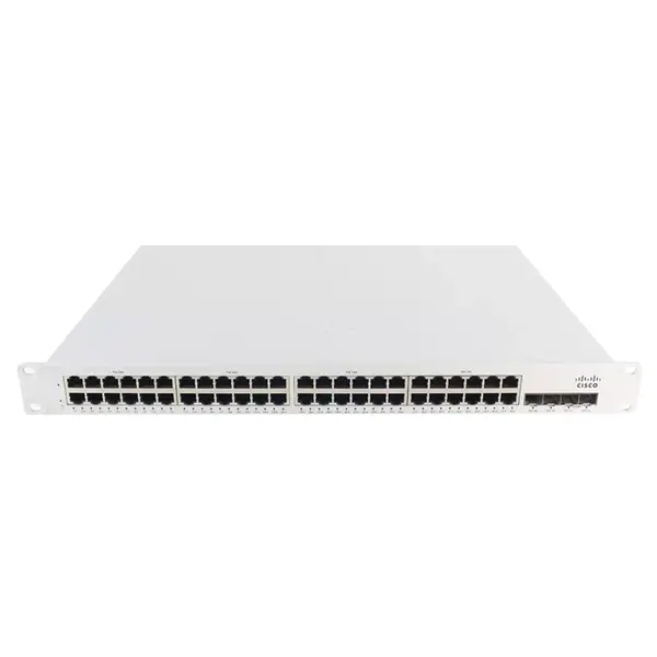 Cisco MS210-48LP-HW | Meraki MS210 Series MS210-48LP 48 x RJ-45 Ports PoE+ 10/100/1000Base-T + 4 x SFP Uplinks Ports Layer 2 ...