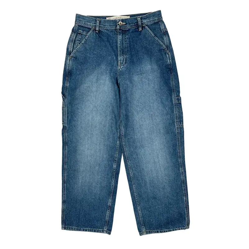 Carpenter Baggy Carpenter Jeans - 32W 30L Blue Cotton