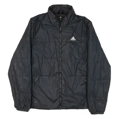 ADIDAS Insulated Mens Puffer Jacket Black L