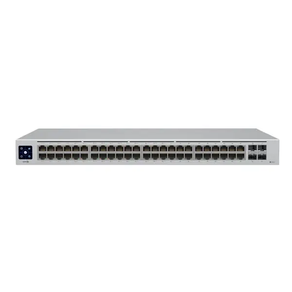 USW-48-POE-195W Ubiquiti 48-Ports Layer 2 PoE Switch with Silent Fanless Cooling System