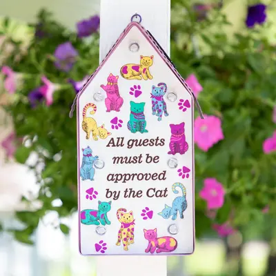 All Guests Solar Light - Cat