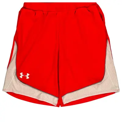 Under Armour Sports Shorts - Small Red Polyester