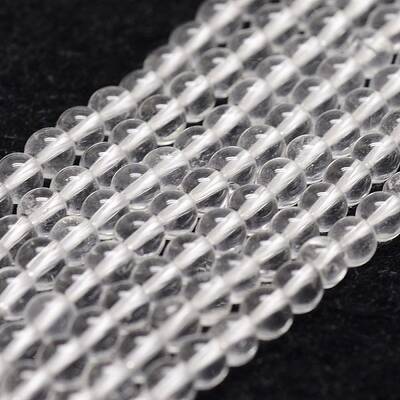 Natural Quartz Crystal Beads Strands