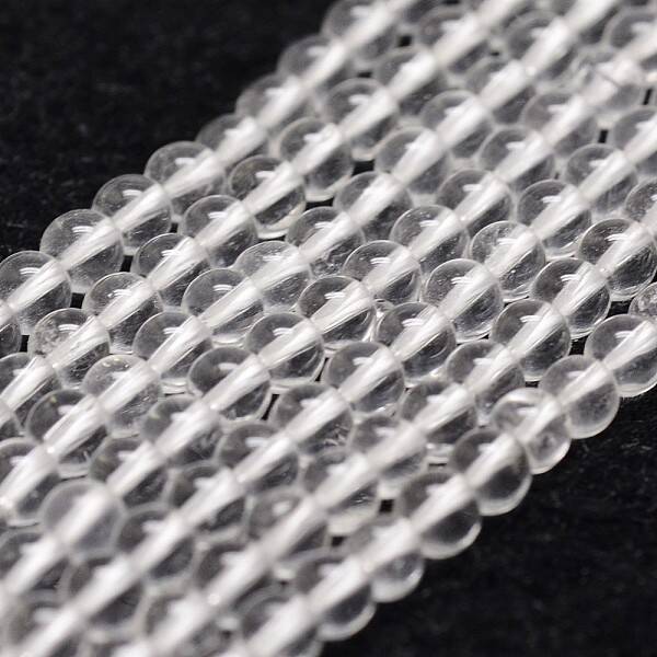 Natural Quartz Crystal Beads Strands