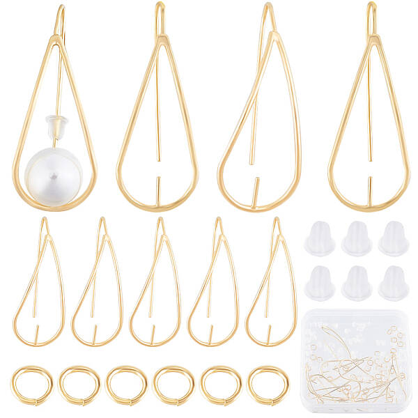 12Pcs Brass Earring Hook