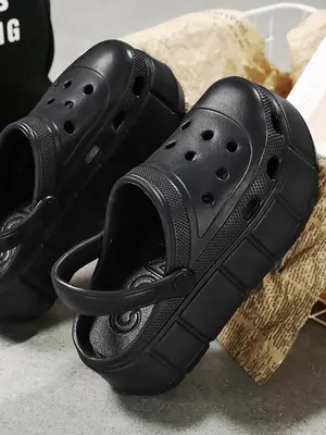 Women's Casual Comfort Minimalist Platform Clogs, Summer 2024 Trendy Non-slip Soft Slip on Clogs, Chic All-match Clogs Shoes...