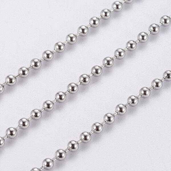 Tarnish Resistant 304 Stainless Steel Ball Chains