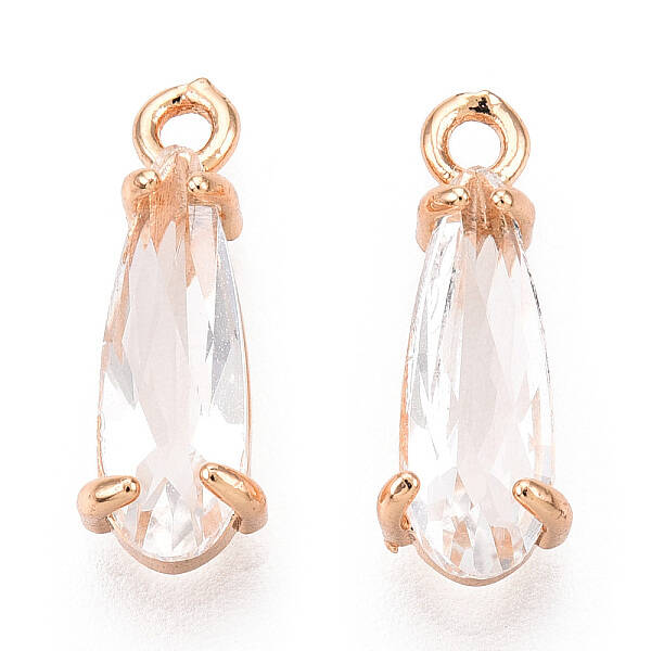 Faceted Glass Pendants