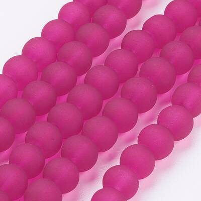 Transparent Glass Bead Strands