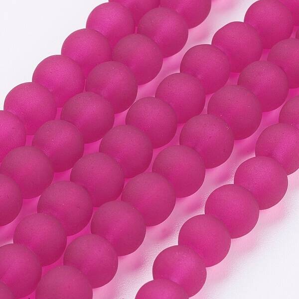Transparent Glass Bead Strands