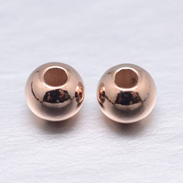 Round 925 Sterling Silver Spacer Beads