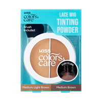 KISS Colors & Care Lace Wig Tinting Powder, 0.28 oz – Light Duo