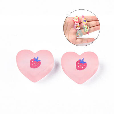 Transparent Printed Acrylic Beads