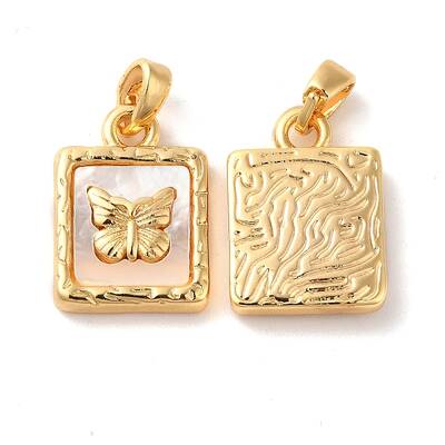 Brass Square Pendants