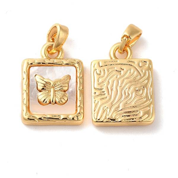 Brass Square Pendants