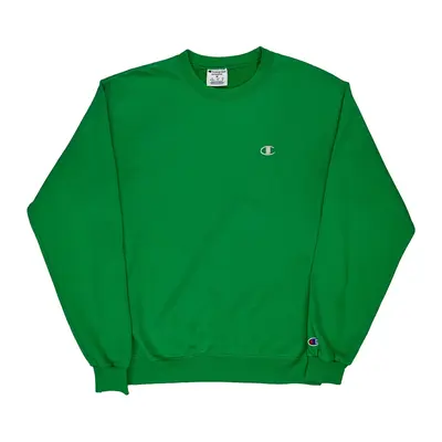 Champion Sweatshirt - Medium Green Cotton Blend