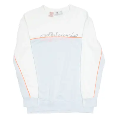 ADIDAS ORIGINALS Boys Sweatshirt Blue Crew Neck 15-16Y
