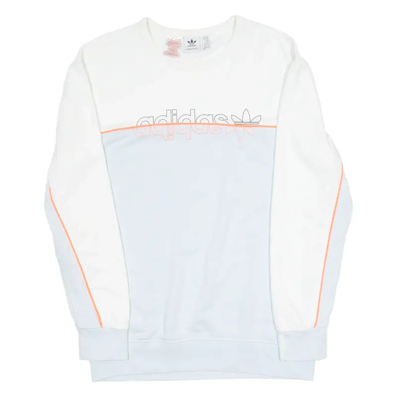 ADIDAS ORIGINALS Boys Sweatshirt Blue Crew Neck 15-16Y