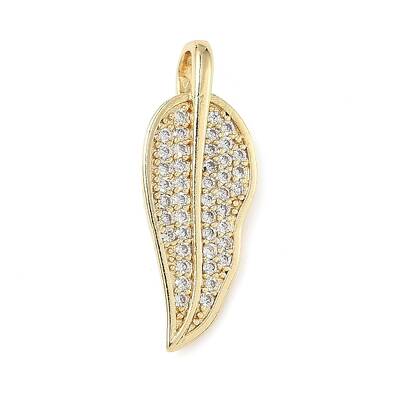 Brass Micro Pave Cubic Zirconia Pendants