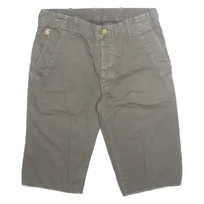 G-STAR RAW 3/4 Length Womens Casual Shorts Brown M W32