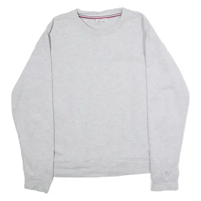 TOMMY HILFIGER Mens Sweatshirt Grey Crew Neck L