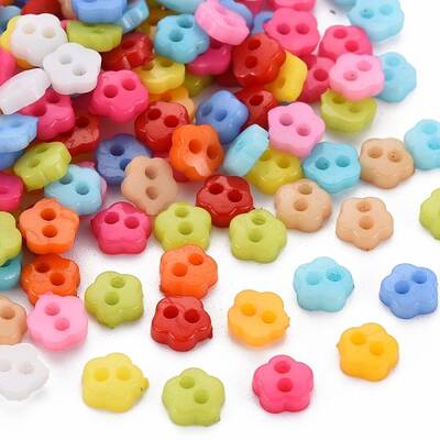 2-Hole Plastic Buttons