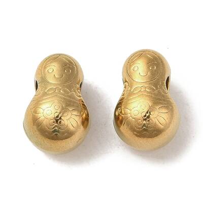 Ion Plating(IP) 304 Stainless Steel European Beads
