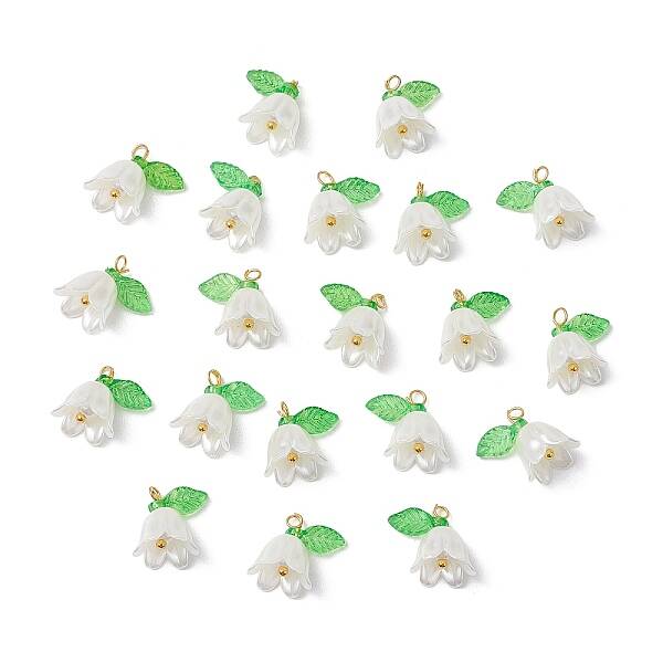 20Pcs Opaque Acrylic Pendants